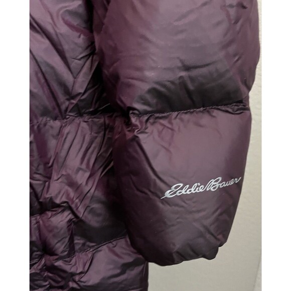 Eddie Bauer EB550 Women’s XXL Luna Peak Hooded Down Puffer Parka Jacket - Purple - Picture 4 of 10